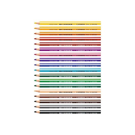 STABILO Crayons de couleur Jeu de 18 couleurs