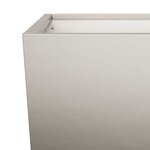 vidaXL Jardinière 45x45x75 cm acier corten