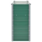 vidaXL Lit surélevé de jardin Acier galvanisé 100x40x77 cm Vert