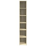 vidaXL Buffet haut chêne sonoma 30x41x185 cm bois d'ingénierie
