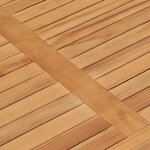 vidaXL Table à dîner de jardin 120x70x77 cm Bois de teck solide