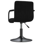 vidaXL Tabouret de bar Noir Velours