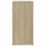 vidaXL Buffet chêne sonoma 79x38x80 cm bois d'ingénierie