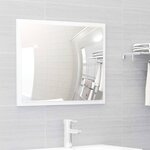 vidaXL Meubles de salle de bain blanc brillant bois d'ingénierie