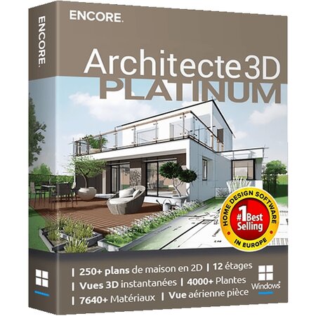 Architecte 3d platinum 22 - licence perpétuelle - 1 pc - a télécharger