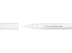 Marqueur à pigment PINTOR pointe ogive fine blanc PILOT