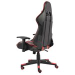 vidaXL Chaise de jeu pivotante Rouge PVC