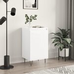 vidaXL Buffet blanc brillant 40x35x70 cm bois d'ingénierie