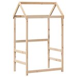 vidaXL Ensemble de lit de jour avec toit 80x200 cm bois de pin massif