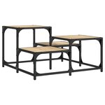 vidaXL Table basse chêne sonoma 68x68x40 cm bois d'ingénierie