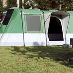 vidaXL Tente de camping tunnel 4 personnes vert imperméable