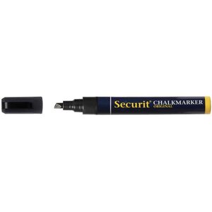 Marqueur Craie ORIGINAL MEDIUM Pointe Biseautée 2-6mm Noir SECURIT