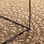 vidaXL Tapis 160 cm aspect jute intérieur et extérieur