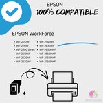 123CONSOMMABLES - 16XL - Pack de 12 cartouches d'encre compatible avec Epson Workforce WF-2750 WF-2760 WF-2660 WF-2650 WF-2630 WF-2540 WF-2530 WF-2510 WF-2010