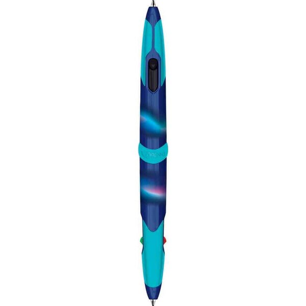 Stylo bille 4 couleurs twin tip nightfall  blister maped