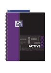 Cahier Polypro ACTIVEBOOK + Intercalaire 160 P 90G 240x297 mm Quadrillé 5x5 OXFORD