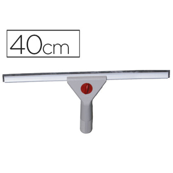 Raclette industrielle q-connect vitres manche acier lame plastique largeur 40cm