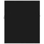 vidaXL Armoire d'évier Noir 90x38 5x46 cm Bois d’ingénierie