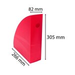 Porte-revues MAG-CUBE Iderama framboise x 6 EXACOMPTA