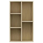vidaXL Bibliothèque/Buffet Chêne sonoma 50x25x80 cm Bois d’ingénierie