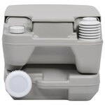 vidaXL Toilette portable de camping avec tente 10+10 L