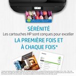 Hp 302 cartouche d'encre noire authentique pour hp deskjet 2130/3630 et hp officejet 3830 (f6u66ae)