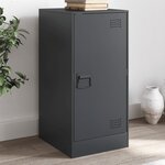 vidaXL Buffet anthracite 34 5x39x73 cm acier