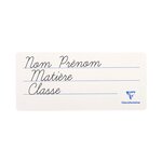 Cahier piqué Koverbook 24x32cm 96 pages grands carreaux PP transparent - Bleu CLAIREFONTAINE