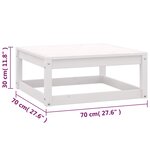 vidaXL Salon de jardin 10 Pièces avec coussins Bois de pin massif