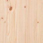 vidaXL Tête de lit 165 5x4x100 cm Bois massif de pin