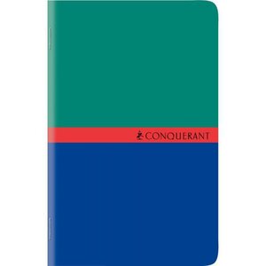 HAMELIN Carnet reliure piqûre 9x14 cm 96 pages petits carreaux papier 70g CONQUERANT SEPT