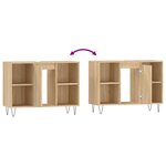vidaXL Armoire salle de bain chêne sonoma 80x33x60cm bois d'ingénierie