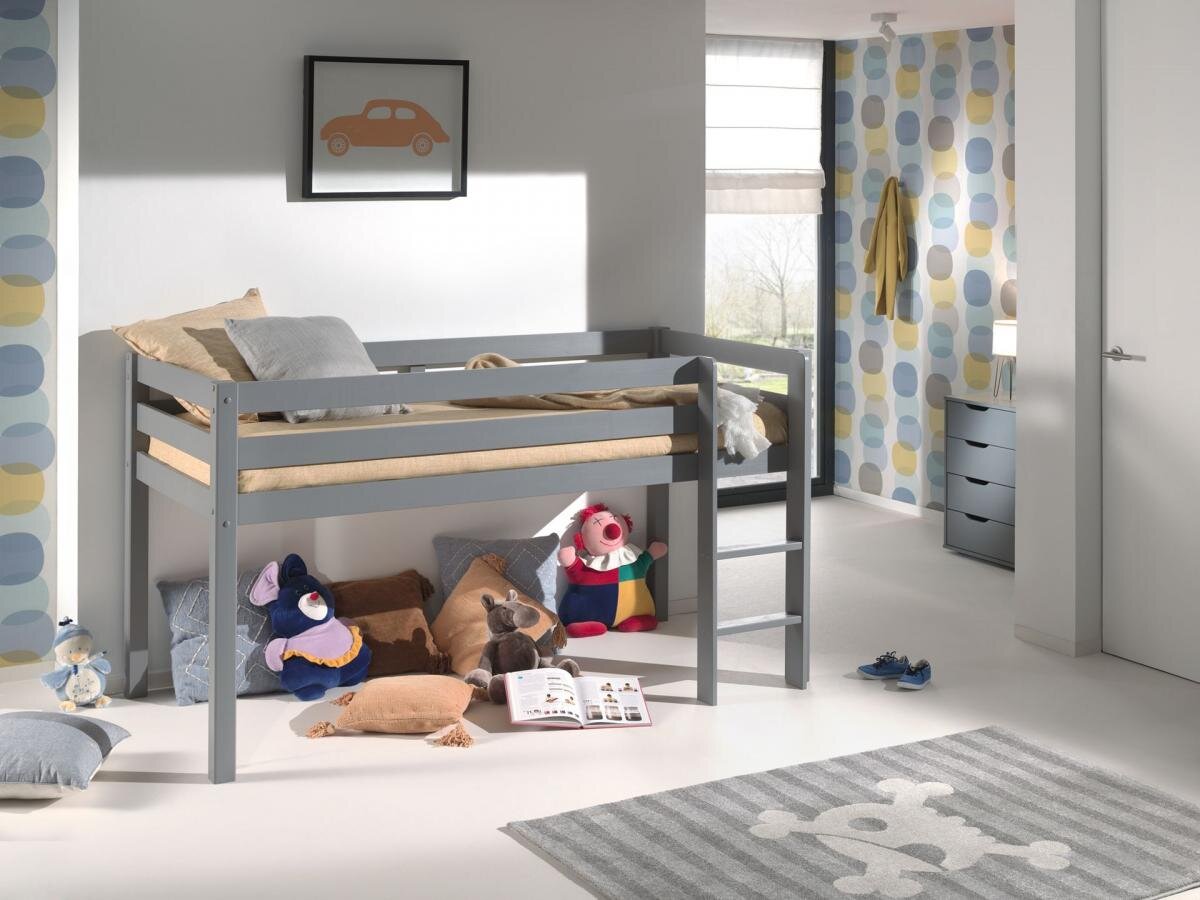 Lit enfant DREAMY 140 x 200 gris clair - La Poste