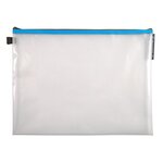Pochette À Fermeture Éclair En Plastique Souple - Couleurs Assorties - X 10 - Exacompta