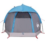 vidaXL Tente de camping à dôme 1 personne bleu imperméable