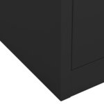 vidaXL Armoire de bureau Anthracite 90x40x102 cm Acier