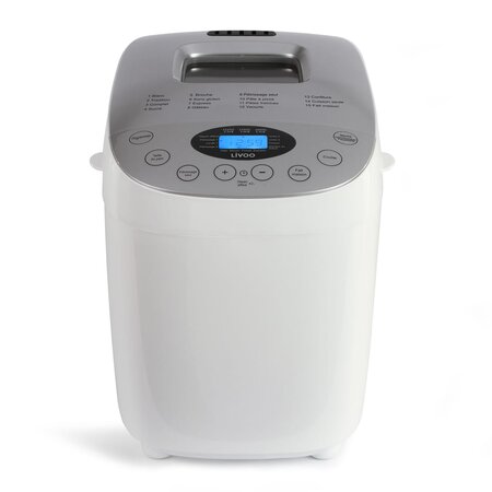 Livoo Machine à pain 850 W Blanc