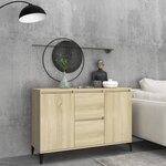 vidaXL Buffet chêne sonoma 104x35x70 cm bois d'ingénierie