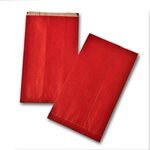 Boîte de 250 pochettes cadeau à soufflet rouges 160x270  60 g/m² gpv