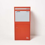 Boîte à colis Extra Large Rouge 2 portes Acier galvanisé SMART PARCEL BOX®