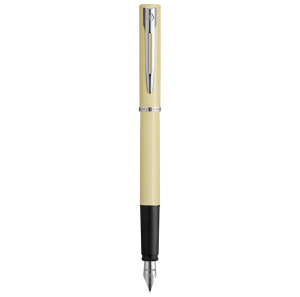 Waterman allure pastel stylo plume  jaune pastel  plume fine  encre bleue  coffret cadeau