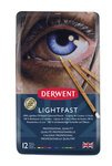 Crayons de couleur Derwent LightFast Boite x12