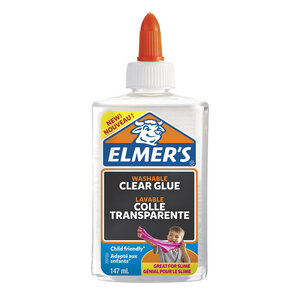 Elmer's colle liquide transparente lavable et adaptée aux enfants pour travaux manuels ou slime 147 ml
