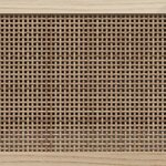 vidaXL Buffet Marron 60x30x70 cm Bois de pin massif et rotin naturel