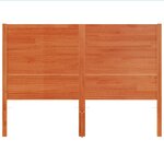 vidaXL Tête de lit cire marron 150 cm bois massif de pin