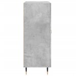 vidaXL Buffet gris béton 69 5x34x90 cm bois d'ingénierie