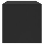 vidaXL Meuble TV Noir 120x40x40 cm Bois d'ingénierie