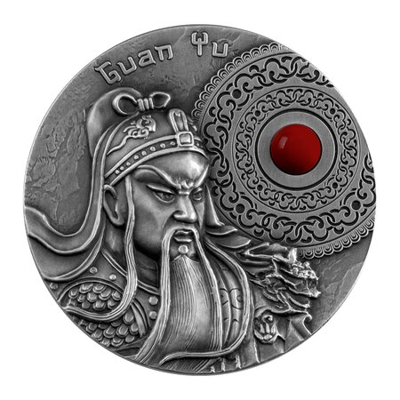 GUAN YU 2 Once Argent Monnaie 5 Dollars Niue 2021