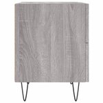 vidaXL Tables de chevet 2 Pièces sonoma gris 40x35x47 5 cm