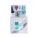 Urne Transparente Fermable À Clé 21x21 Cm Avec Encart A5 - Cristal - Exacompta